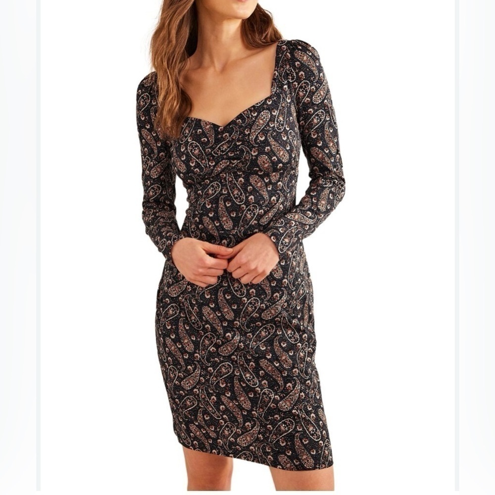 Boden Sweetheart Jersey dress - Picture 1 of 4